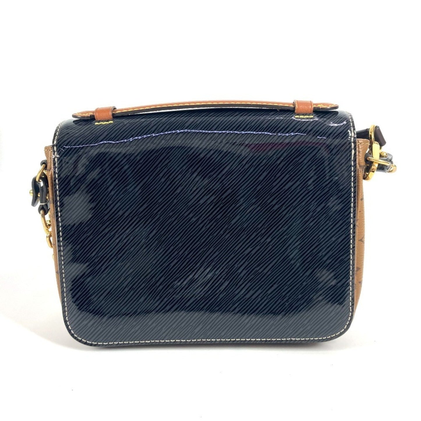 Louis Vuitton Black Leather Metis