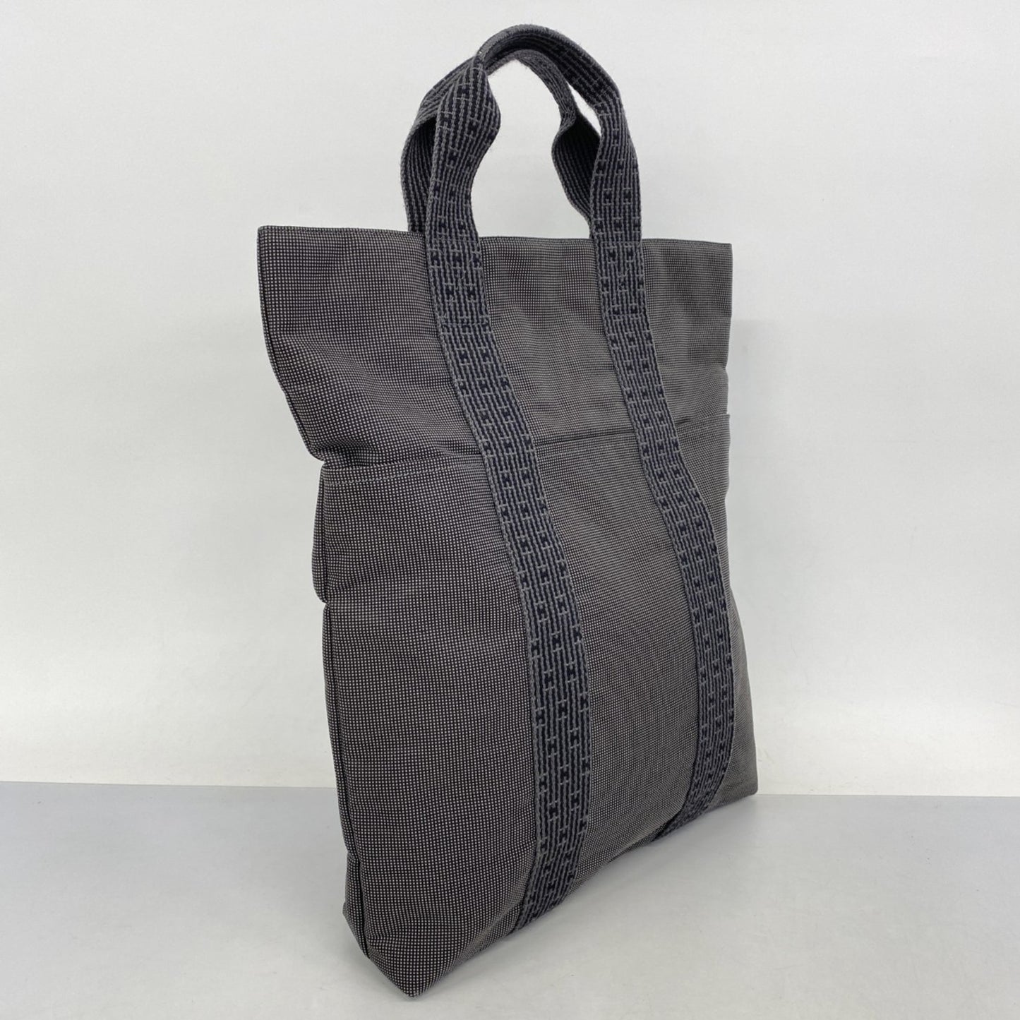 Hermès Gray Canvas Herline