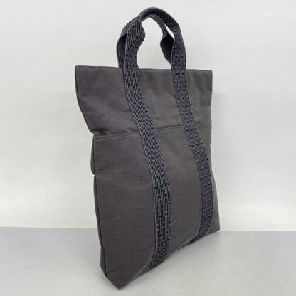 Hermès Gray Canvas Herline