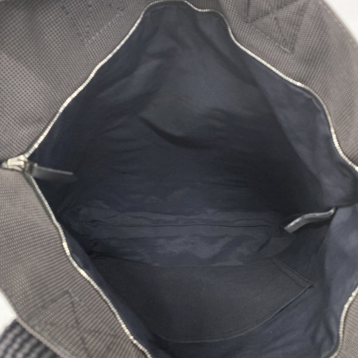 Hermès Gray Canvas Herline