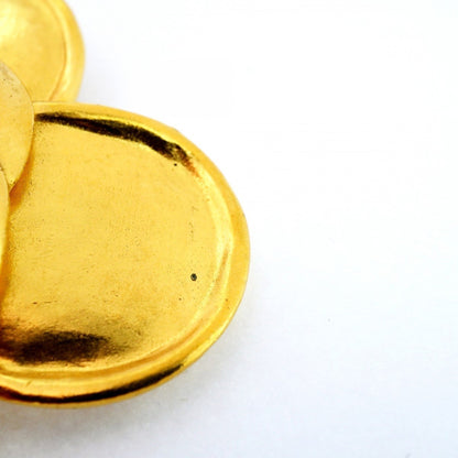 Chanel Gold Gold Plated Coco Mark