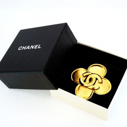 Chanel Gold Gold Plated Coco Mark