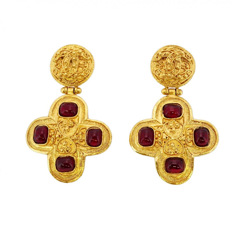 Chanel Gold Gold Plated Gripoix
