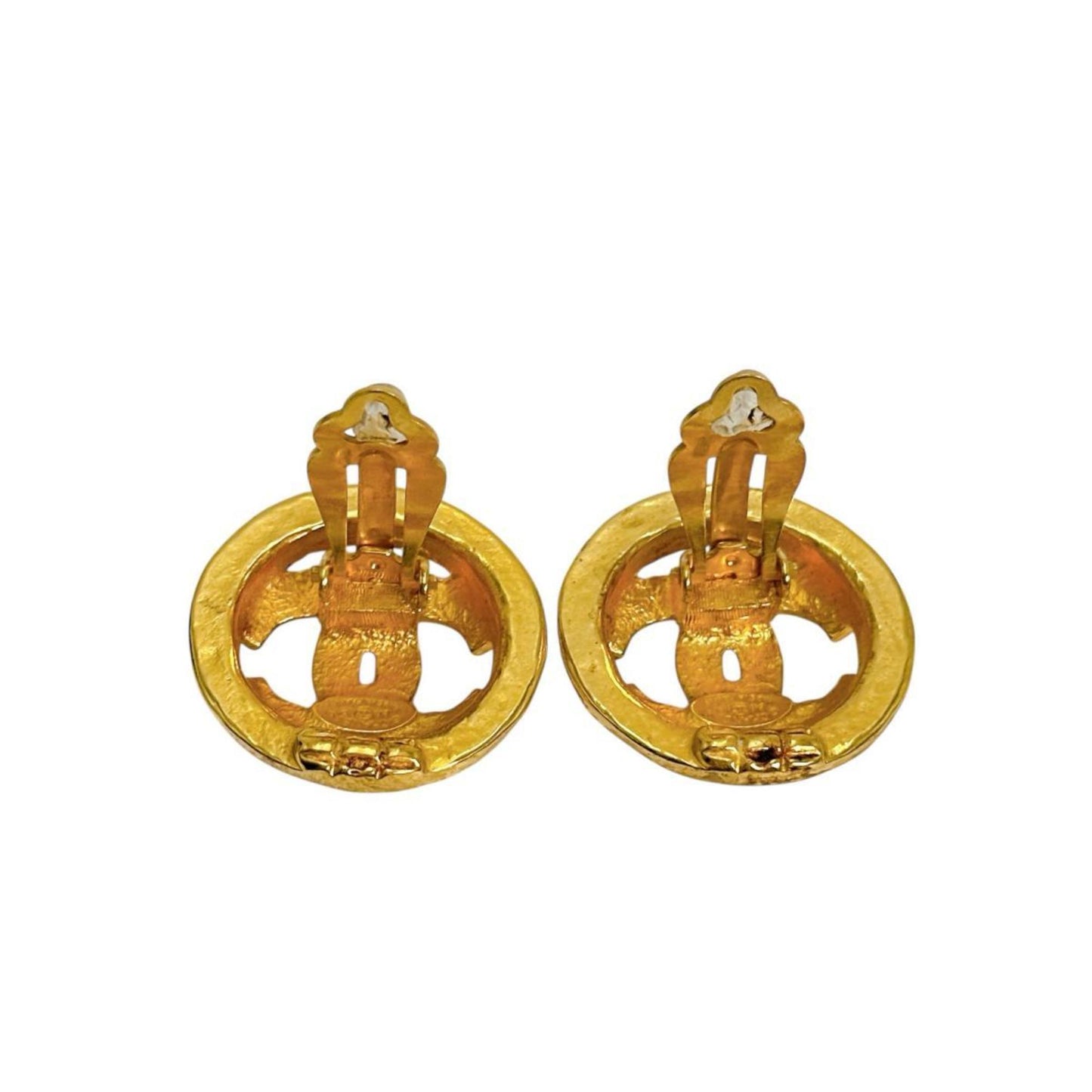 Chanel Gold Gold Plated Coco Mark