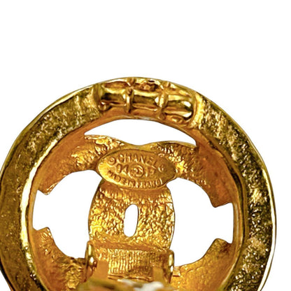 Chanel Gold Gold Plated Coco Mark