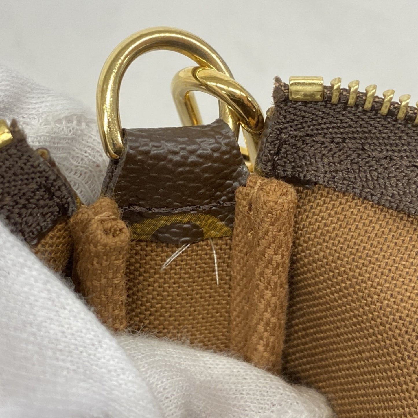 Louis Vuitton Brown Canvas Pochette Accessoire