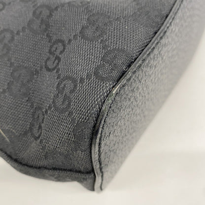 Gucci Black Canvas Hobo