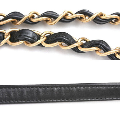 Chanel Black Leather Petite Shopping Tote