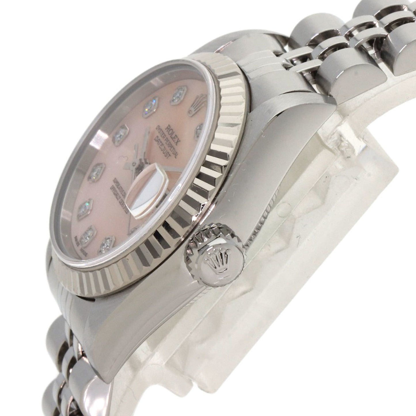 Rolex Pink Gold And Steel Datejust