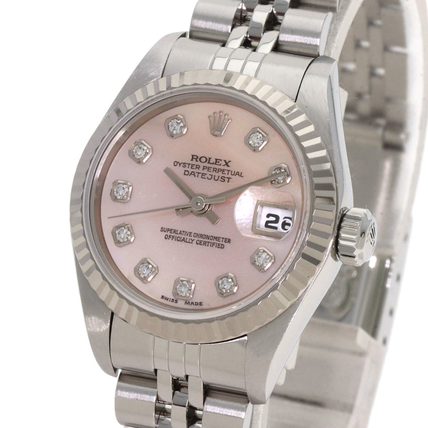 Rolex Pink Gold And Steel Datejust