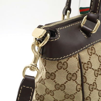Gucci Brown Canvas Ophidia