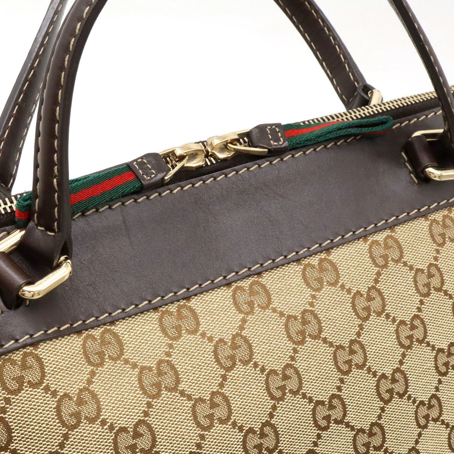 Gucci Brown Canvas Ophidia