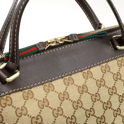 Gucci Brown Canvas Ophidia