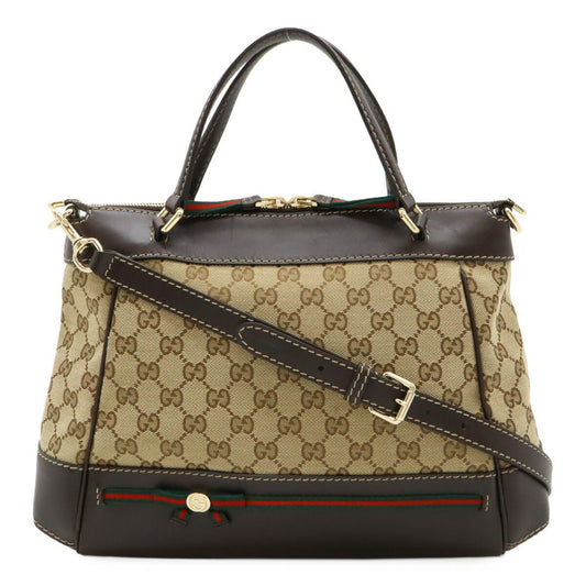 Gucci Brown Canvas Ophidia