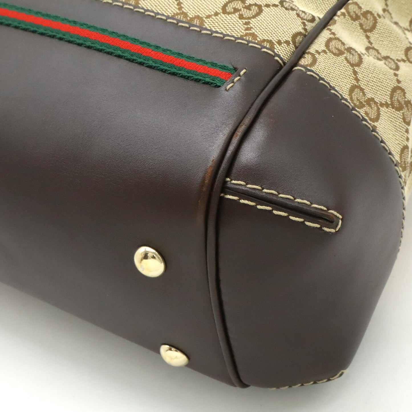 Gucci Brown Canvas Ophidia