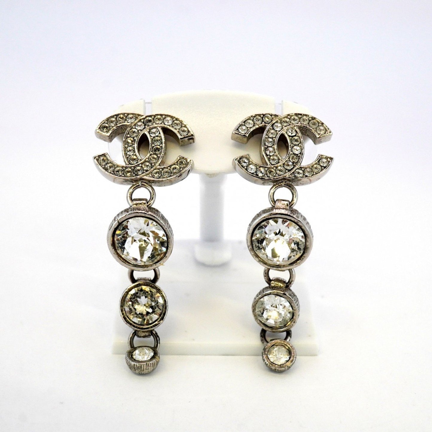 Chanel Silver Metal Coco Mark