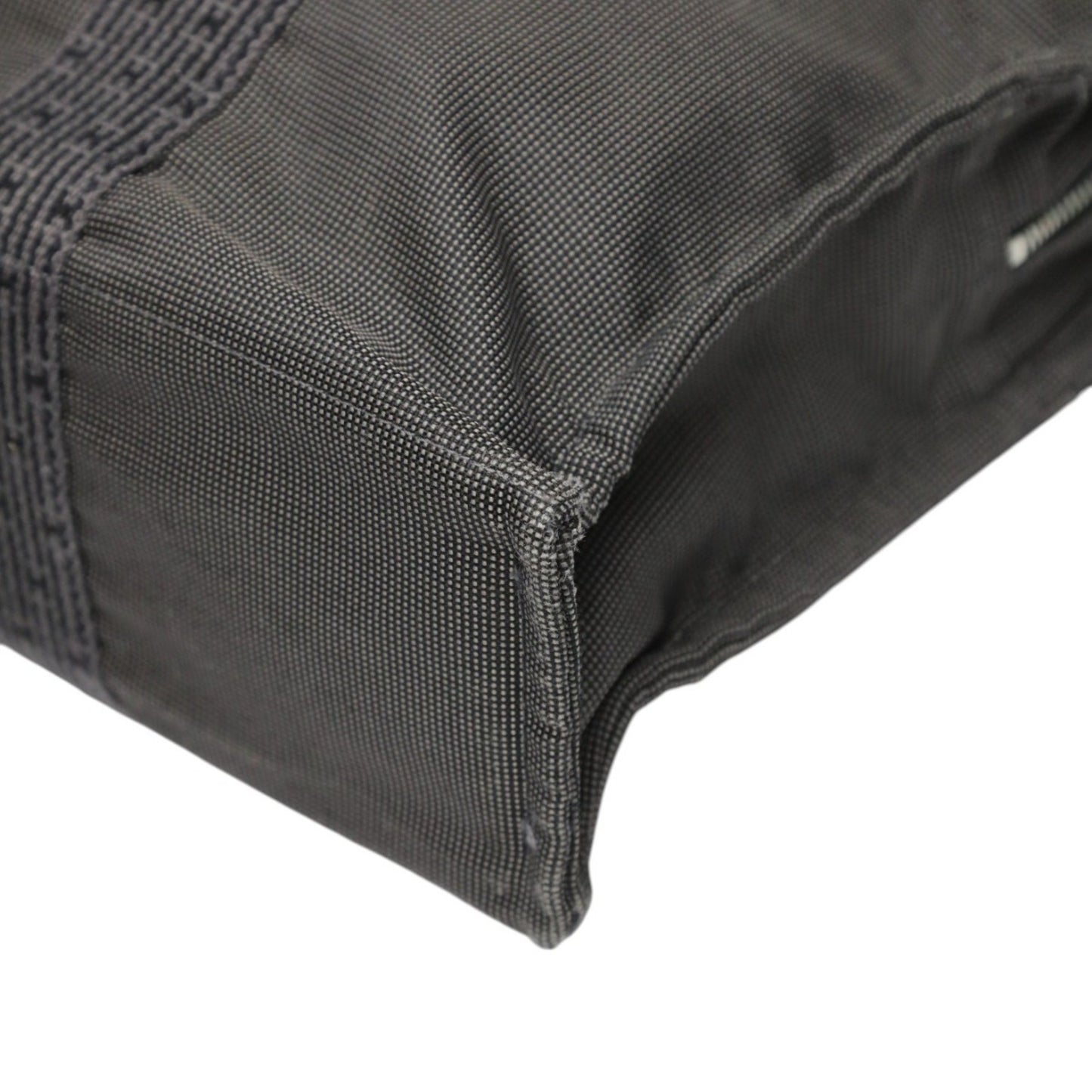 Hermès Gray Canvas Herline