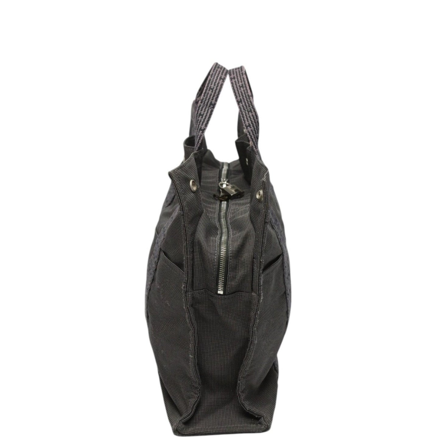 Hermès Gray Canvas Herline