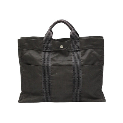 Hermès Gray Canvas Herline