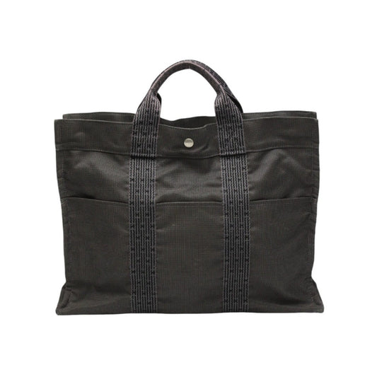 Hermès Gray Canvas Herline