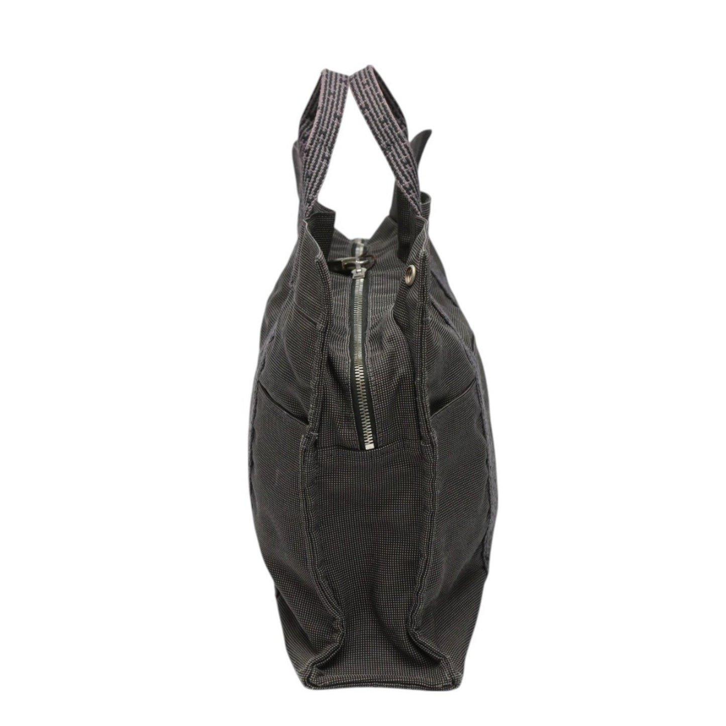 Hermès Gray Canvas Herline