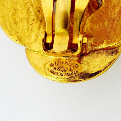 Chanel Gold Gold Plated Coco Mark