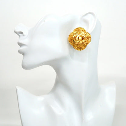Chanel Gold Gold Plated Coco Mark