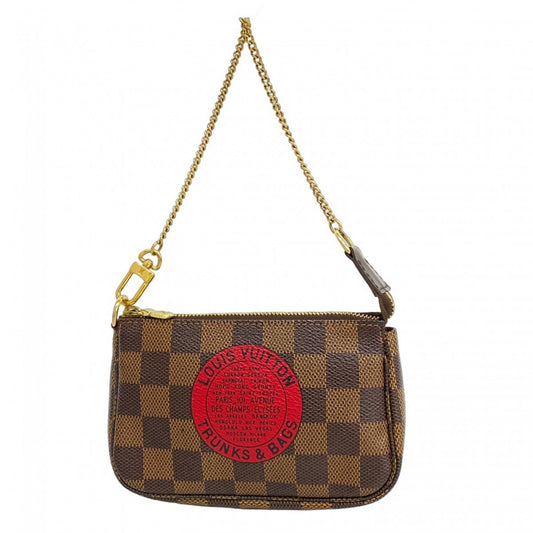 Louis Vuitton Brown Canvas Mini Pochette Accessoires