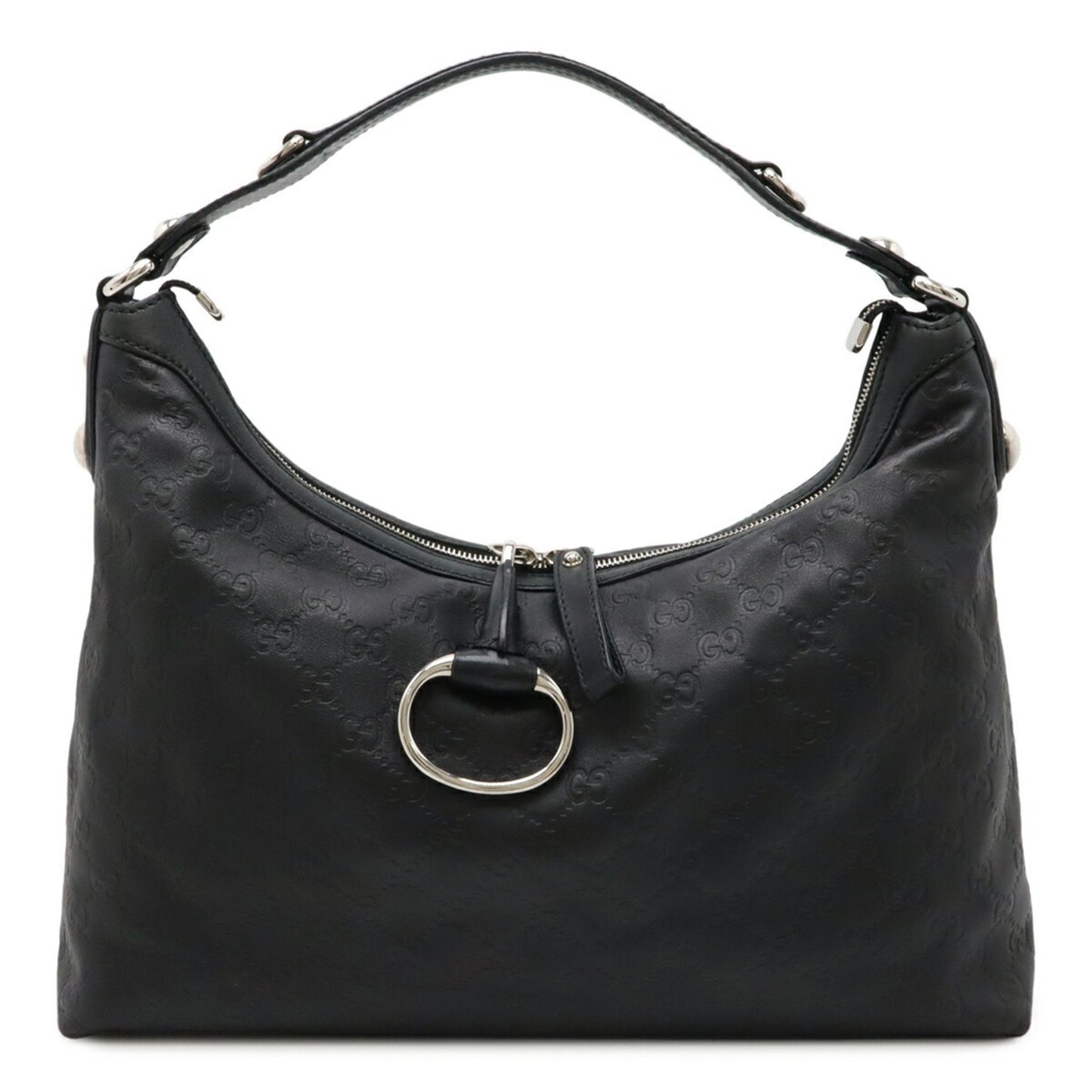 Gucci Black Leather Icon Bit