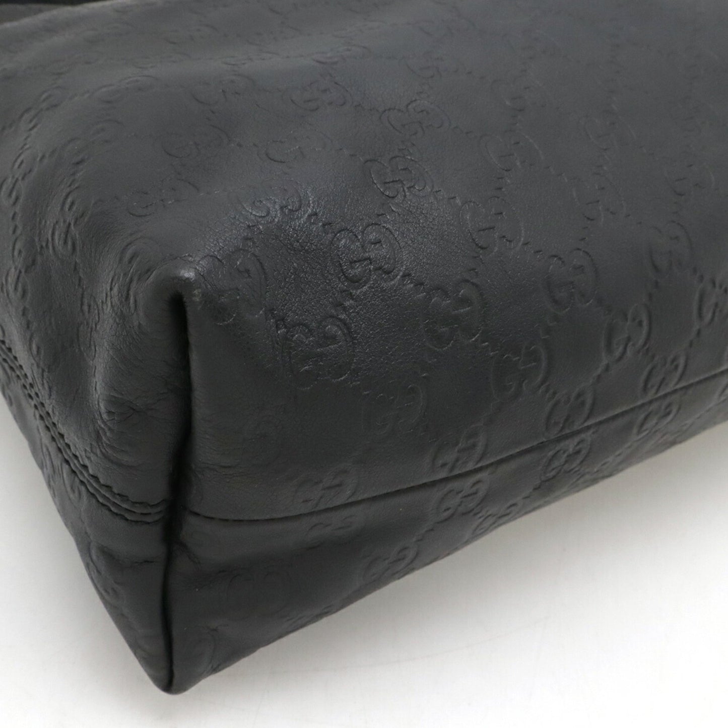 Gucci Black Leather Icon Bit