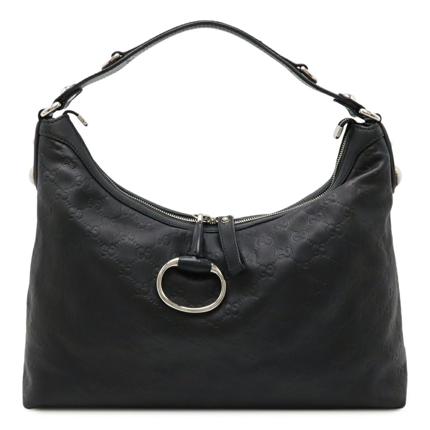 Gucci Black Leather Icon Bit