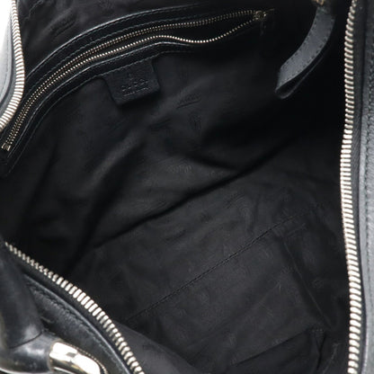 Gucci Black Leather Icon Bit