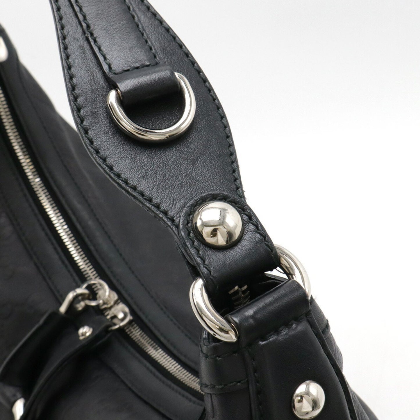 Gucci Black Leather Icon Bit