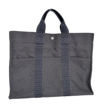 Hermès Gray Canvas Herline
