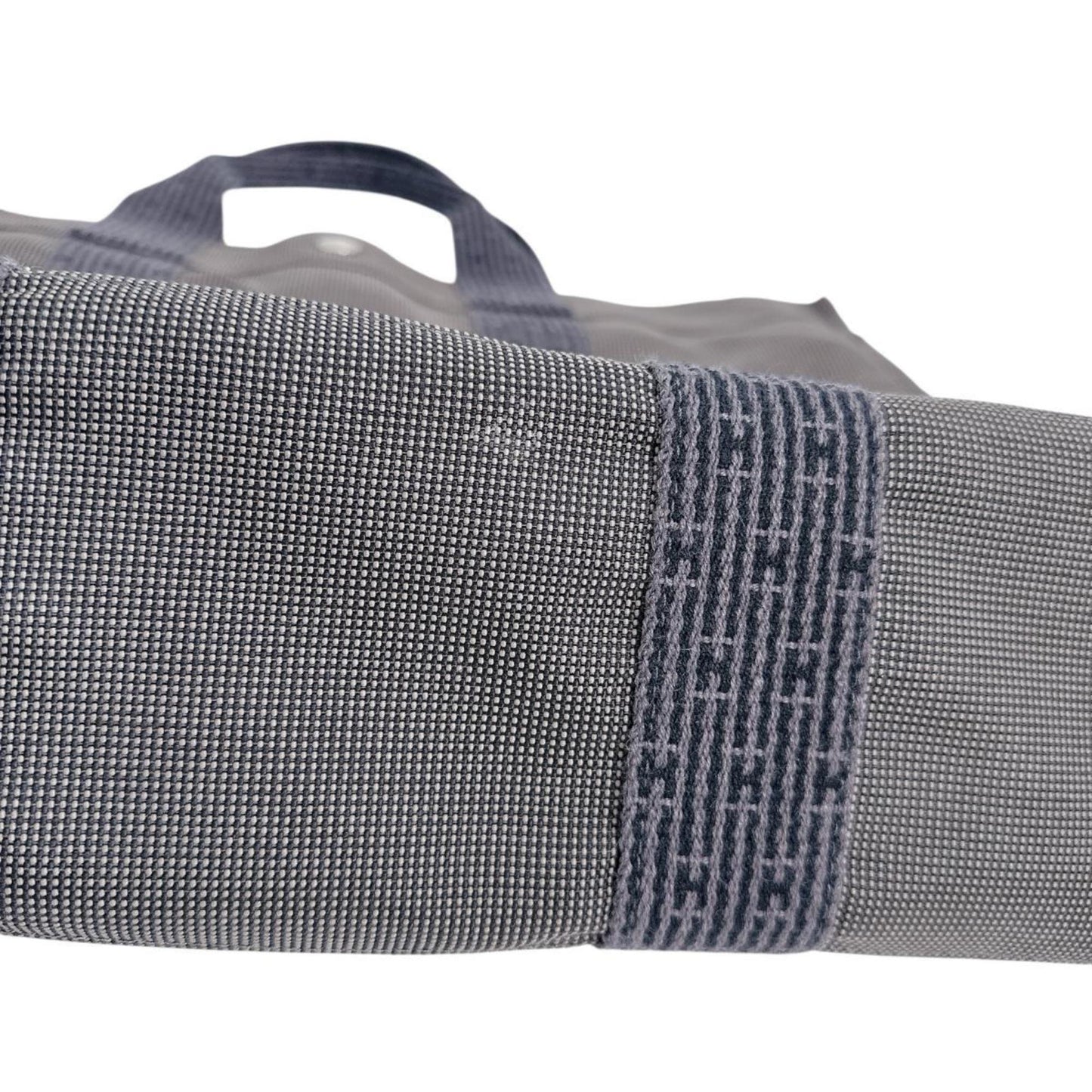 Hermès Gray Canvas Herline