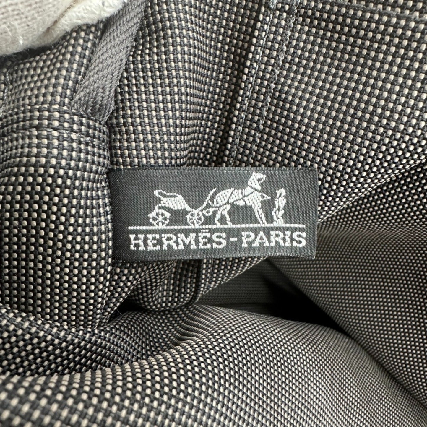 Hermès Gray Canvas Herline