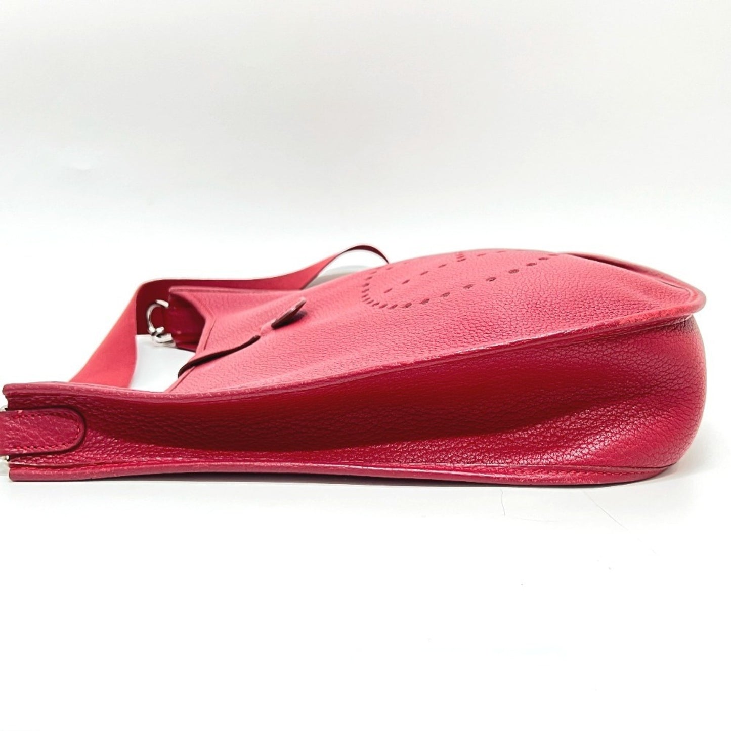 Hermès Red Leather Evelyn