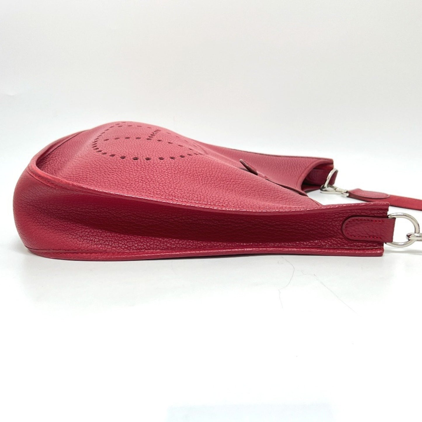 Hermès Red Leather Evelyn