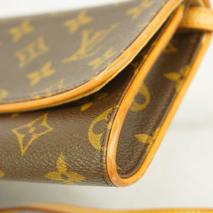 Louis Vuitton Brown Canvas Pochette Twin