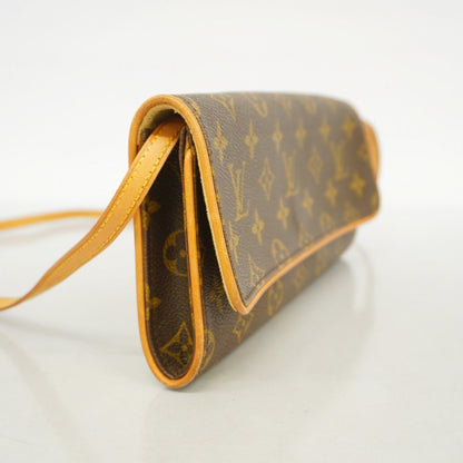 Louis Vuitton Brown Canvas Pochette Twin
