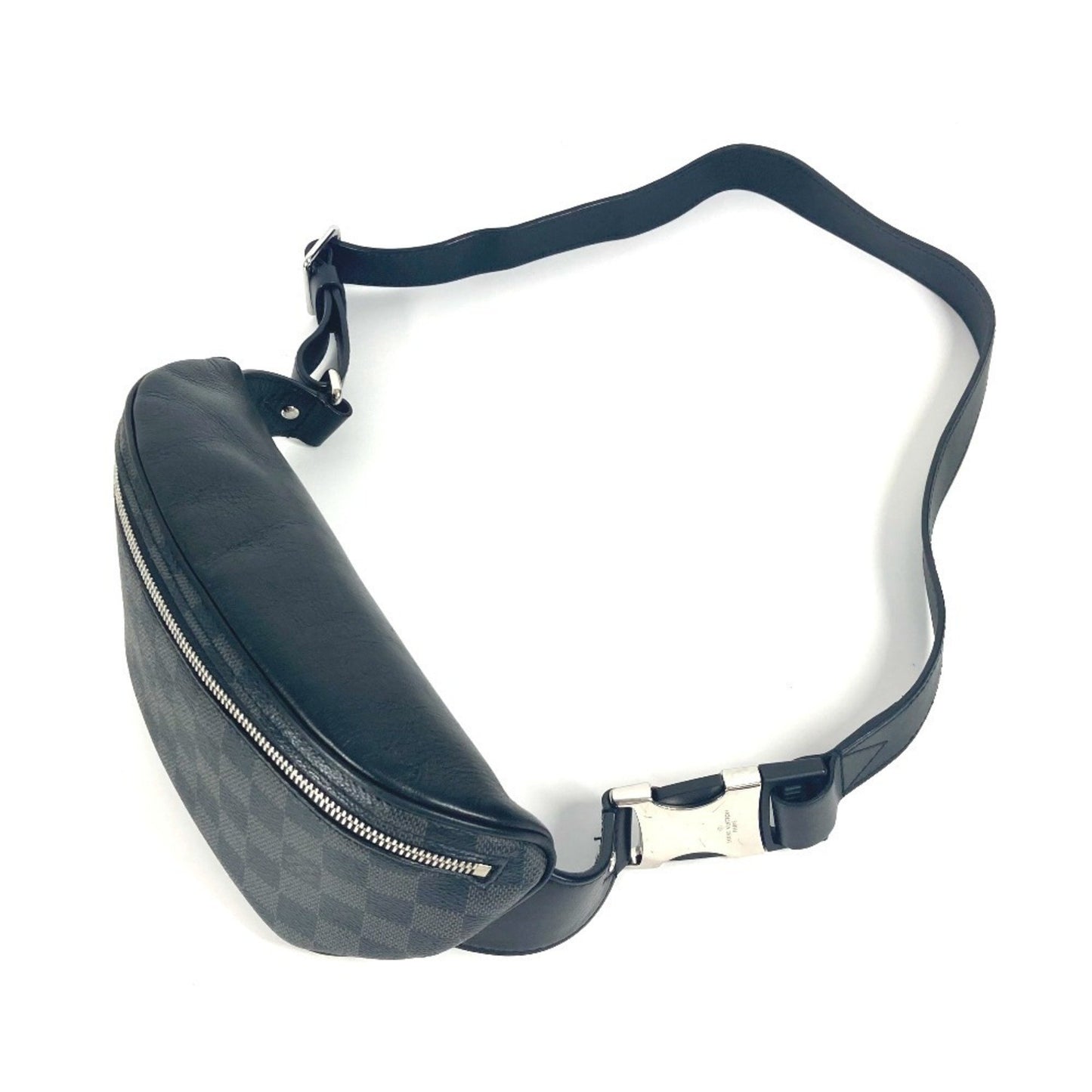 Louis Vuitton Black Canvas Bum Bag / Sac Ceinture