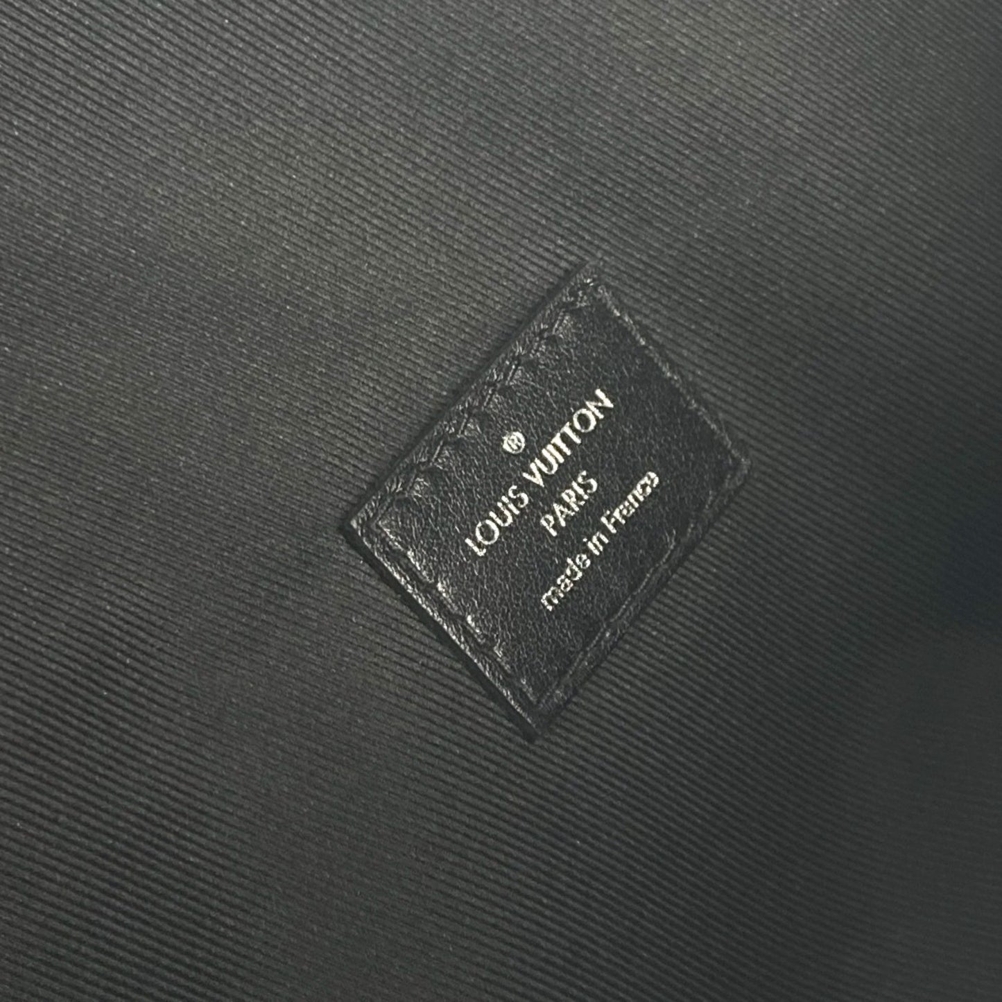 Louis Vuitton Black Canvas Bum Bag / Sac Ceinture