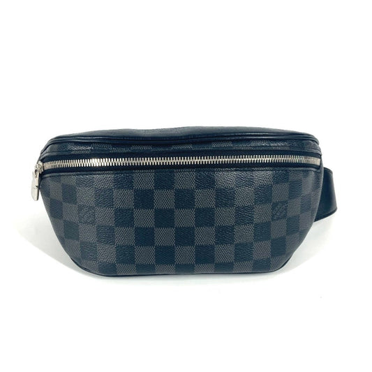 Louis Vuitton Black Canvas Bum Bag / Sac Ceinture
