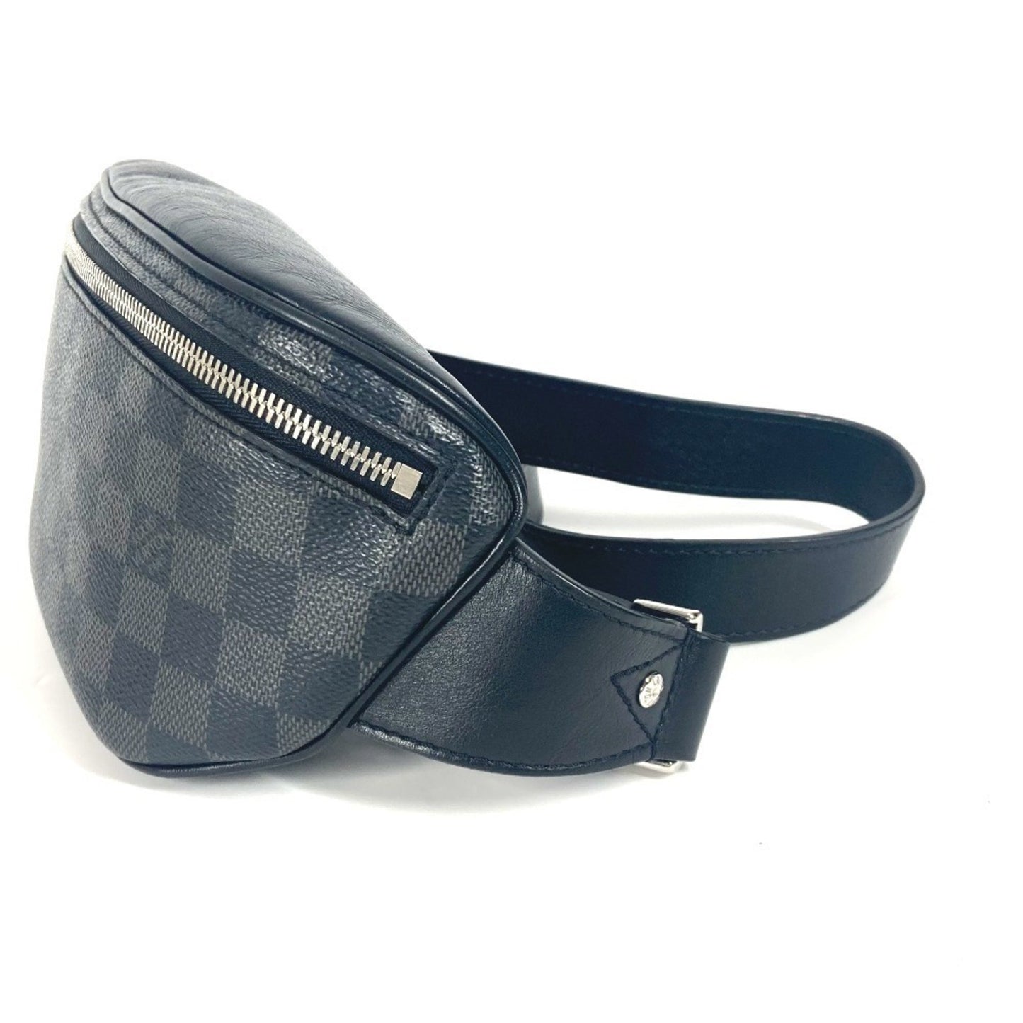Louis Vuitton Black Canvas Bum Bag / Sac Ceinture