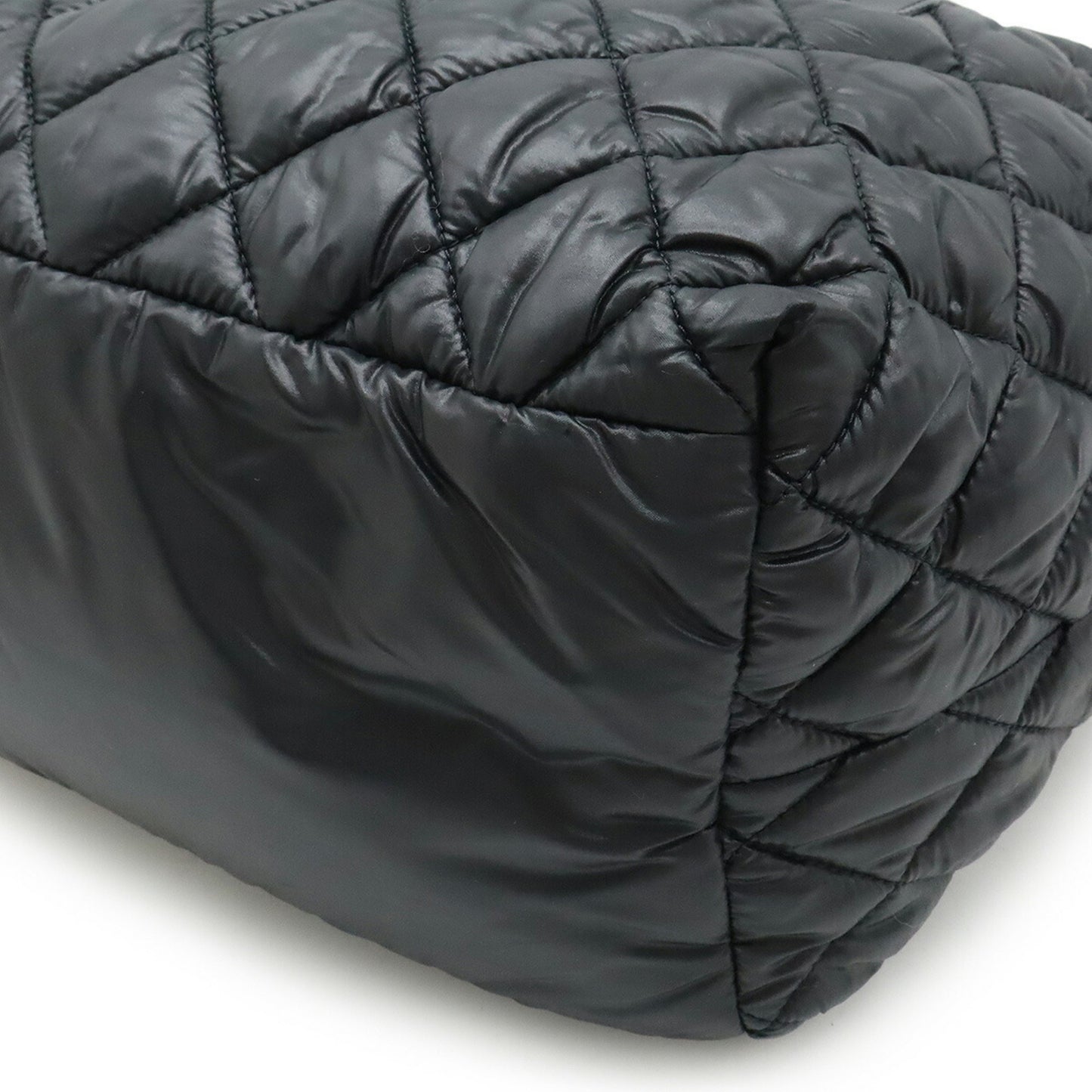 Chanel Black Nylon Coco Cocoon