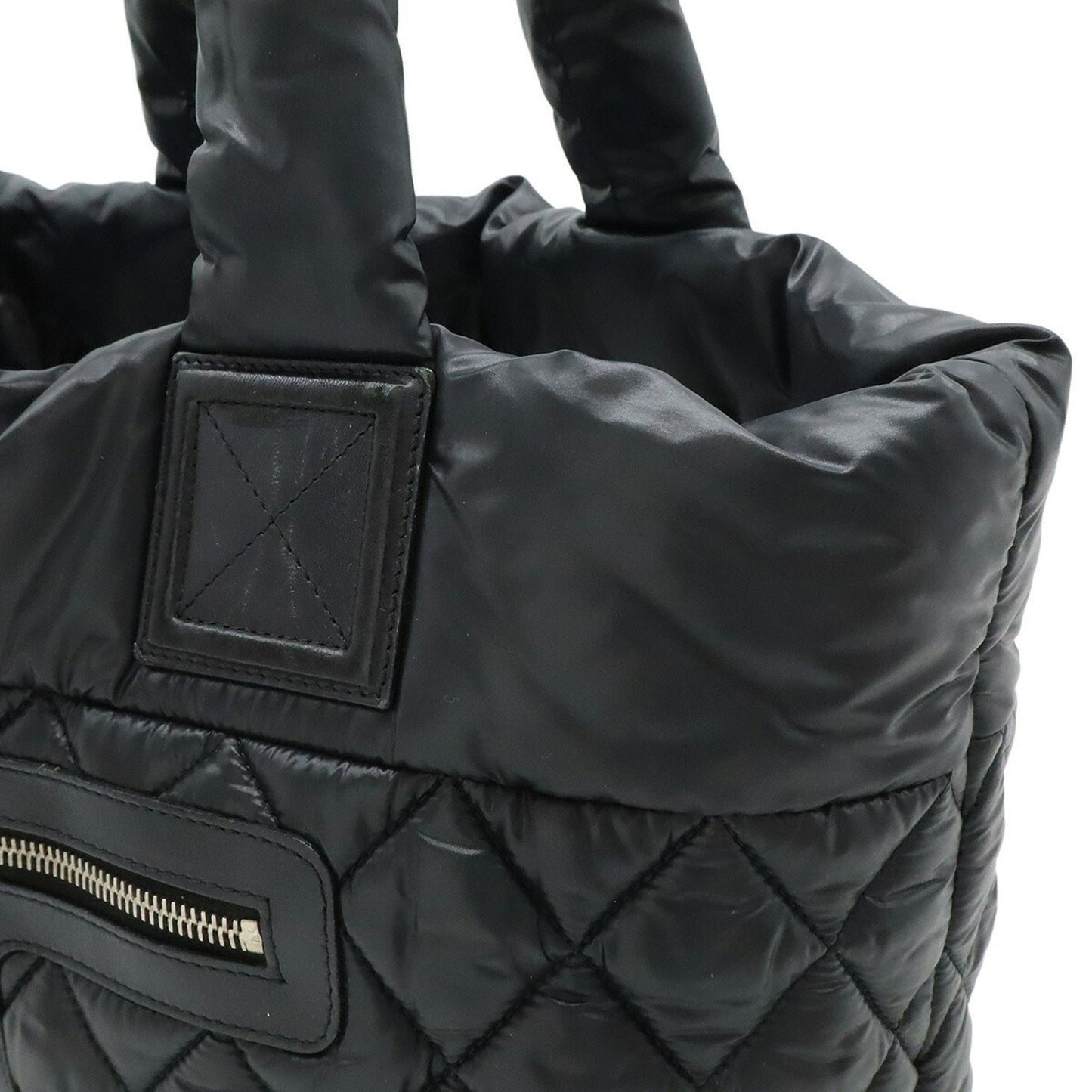 Chanel Black Nylon Coco Cocoon