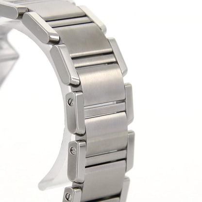 Cartier Silver Steel Tank Française