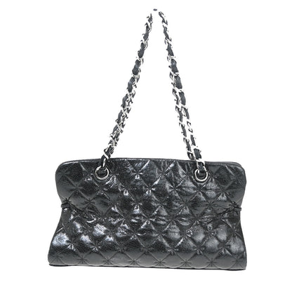 Chanel Black Patent_leather Reissue 2.55 Tote