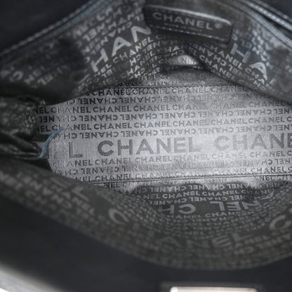 Chanel Black Patent_leather Reissue 2.55 Tote
