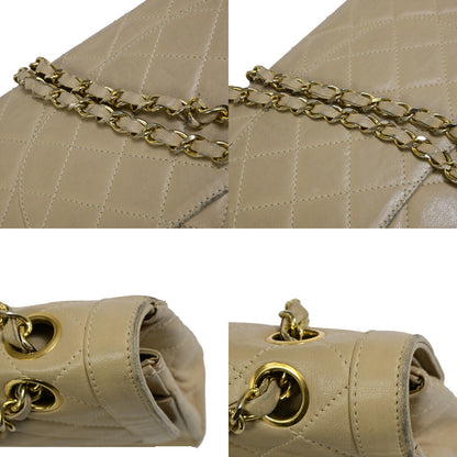 Chanel Brown Leather Vintage Mademoiselle Lock Trapezoid Flap Bag